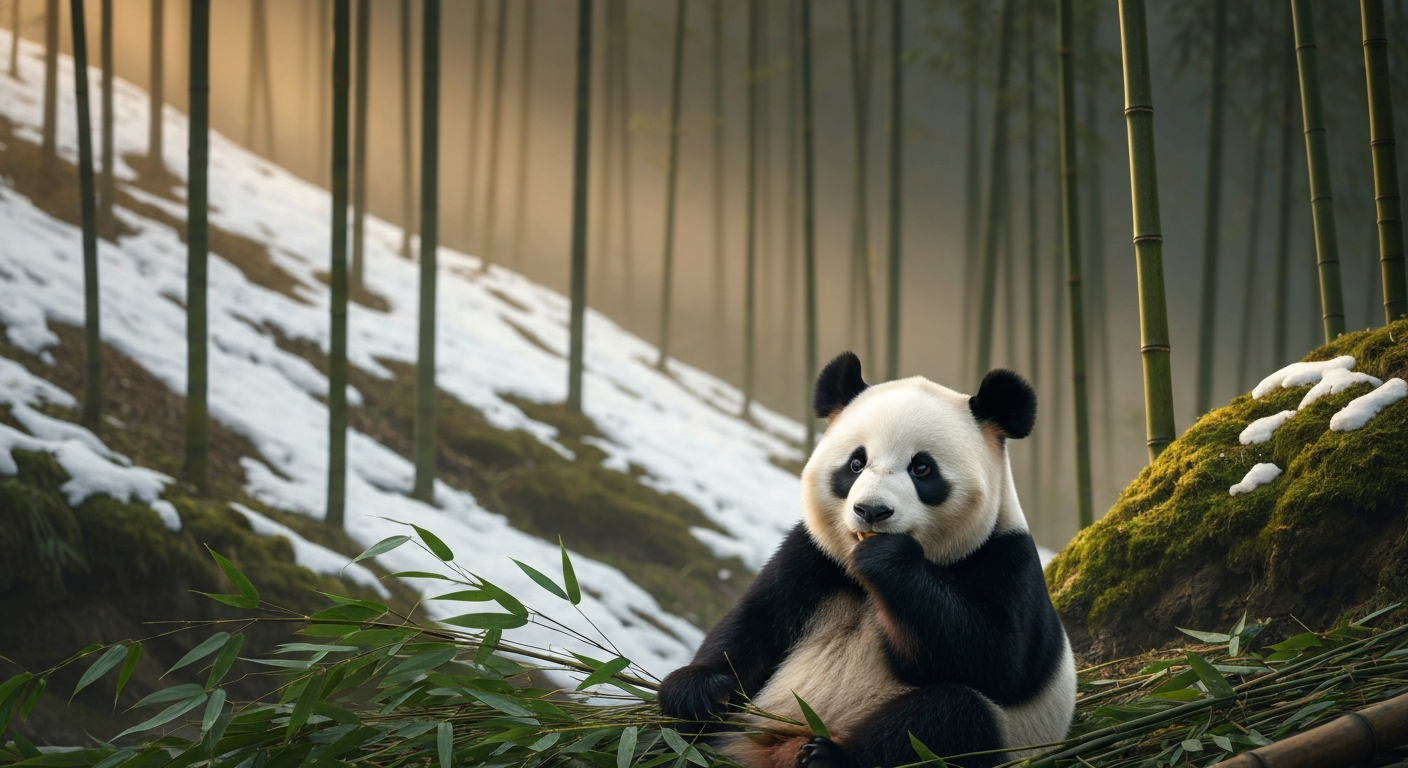 Climat et bambou : le régime du panda menacé ?