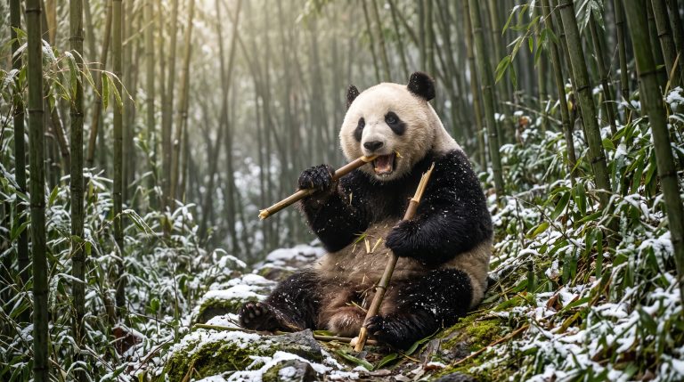 Comment les dents du panda se sont transformées en véritables usines à mâcher