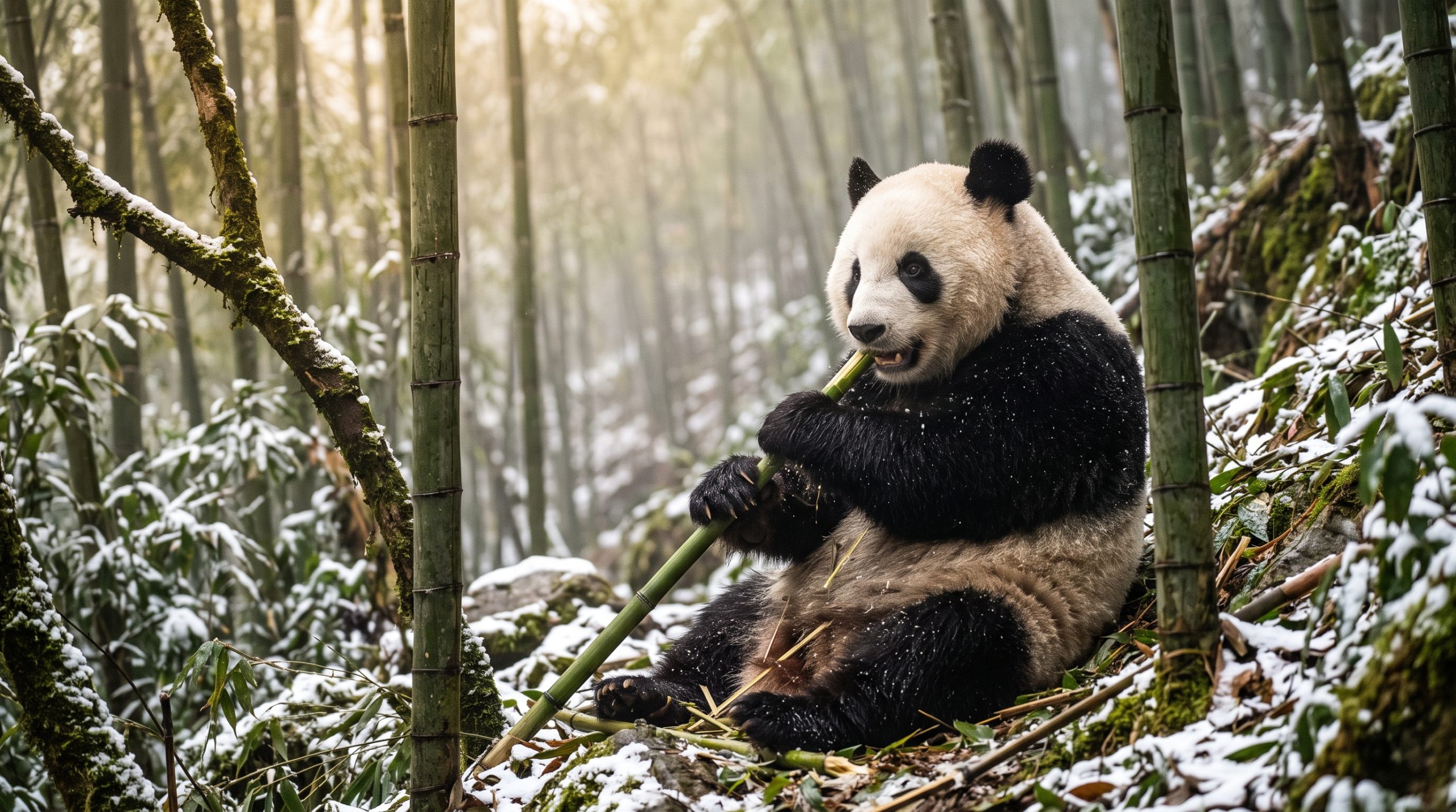 Le pelage du panda : comment il reste épais, huileux et résistant à l'eau