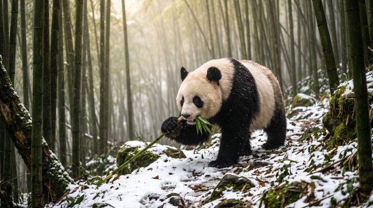 Pourquoi le pas du panda semble-t-il si maladroit ?