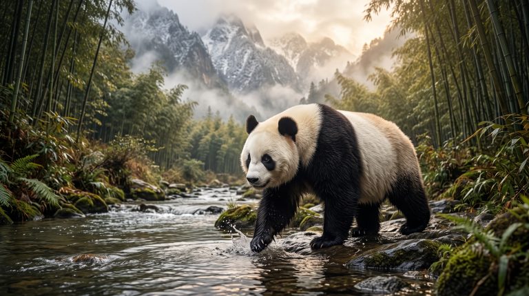 Le grand panda sait-il nager ? Ce que montrent l'observation et l'anatomie